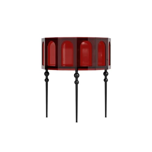 RYUQW3RE Eingangstisch, Modernes, Schlichtes Sideboard – Dekoratives Regal for den Eingangsbereich Konsolentisch(Red) von RYUQW3RE