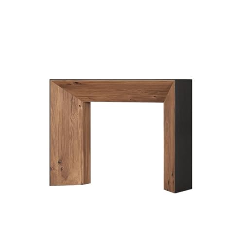 RYUQW3RE Eingangstisch, Schwarzer Eingangstisch - Moderner minimalistischer Beistelltisch for den Eingangsbereich Konsolentisch(120cm) von RYUQW3RE