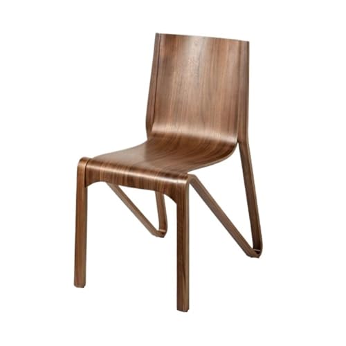 RYUQW3RE Esszimmerstühle Mid-Century Modern Esszimmerstühle aus Holz, ohne Armlehnen for Küche & Esszimmer(Brown) von RYUQW3RE