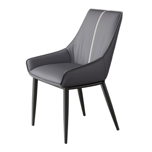 RYUQW3RE Esszimmerstühle Mid-Century Modern Esszimmerstühle mit dicken Kunstlederkissen(Gray) von RYUQW3RE