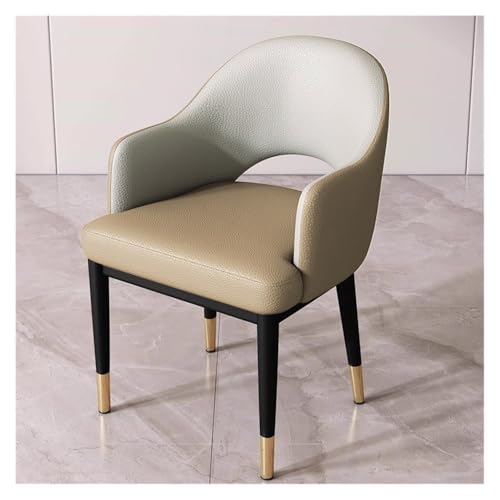 RYUQW3RE Esszimmerstühle Moderne gepolsterte Esszimmerstühle, Mid-Century-Sessel for Küche und Wohnzimmer(Black) von RYUQW3RE
