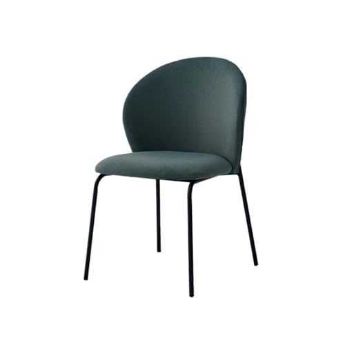 RYUQW3RE Esszimmerstühle Moderne gepolsterte Esszimmerstühle ohne Armlehnen(Green) von RYUQW3RE