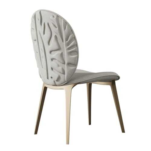 RYUQW3RE Esszimmerstühle Moderne gepolsterte Esszimmerstühle ohne Armlehnen, Akzent for Küche und Wohnzimmer(Beige) von RYUQW3RE