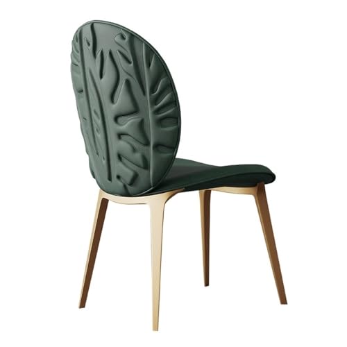 RYUQW3RE Esszimmerstühle Moderne gepolsterte Esszimmerstühle ohne Armlehnen, Akzent for Küche und Wohnzimmer(Green) von RYUQW3RE