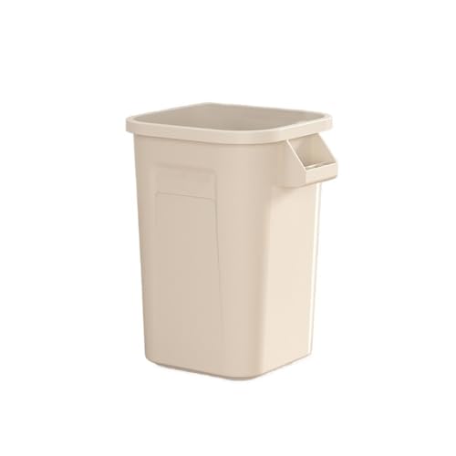 RYUQW3RE Küchenmülleimer Extra großer Küchenmülleimer – Abfalleimer mit großem Fassungsvermögen for den Einsatz zu Hause, im Freien, in Restaurants und im gewerblichen Bereich(White,28L) von RYUQW3RE