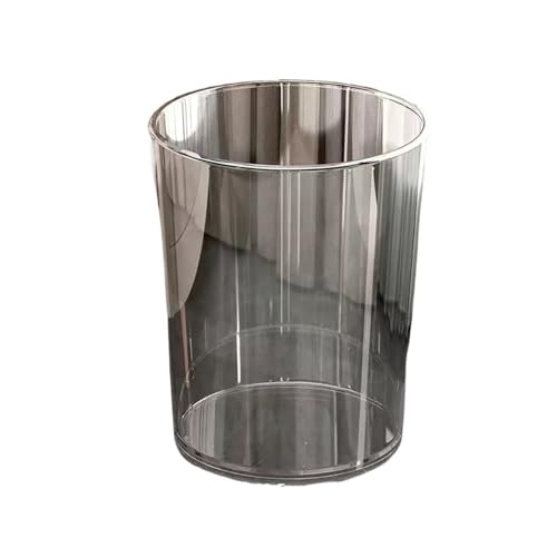RYUQW3RE Küchenmülleimer Moderner, grauer, transparenter Mülleimer for Schlafzimmer, Büro, Badezimmer - hohe Kapazität(Transparent,12L) von RYUQW3RE