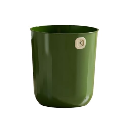 RYUQW3RE Küchenmülleimer Moderner und einfacher Wohnzimmer-Mülleimer for Zuhause, Küche, Bad, Schlafzimmer, Wohnheim, Büro – Abfalleimer, Papierkorb(Green,S) von RYUQW3RE