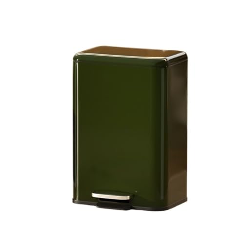 RYUQW3RE Küchenmülleimer Mülleimer Haushalt Wohnzimmer Fuß Mit Deckel(Green,S) von RYUQW3RE