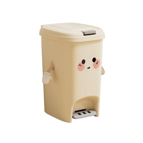 RYUQW3RE Küchenmülleimer Mülleimer mit Pedal, Mülleimer mit großem Fassungsvermögen for Küche und Bad mit Deckel(8L) von RYUQW3RE