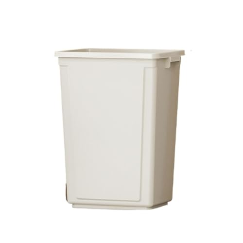 RYUQW3RE Küchenmülleimer Mülleimer mit großem Fassungsvermögen for Küche, Bad und Wohnzimmer – langlebig(White,20L) von RYUQW3RE