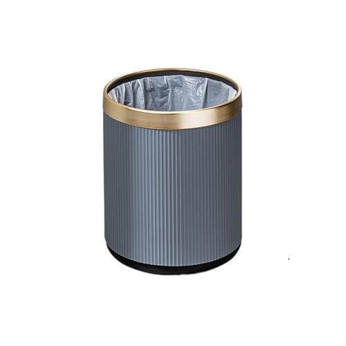 RYUQW3RE Küchenmülleimer Stilvoller, moderner Mülleimer for Wohnzimmer, Küche, Büro – großes Fassungsvermögen(Gray,L) von RYUQW3RE