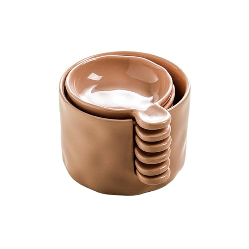 RYUQW3RE Sauciere Cremefarbene Dip-Schale for Hot Pot & BBQ - Creative Home Tableware(Pink) von RYUQW3RE