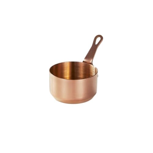 RYUQW3RE Sauciere Edelstahl-Saucenbecher mit Dip-Schale for Steak & Salat(Rose Gold,S) von RYUQW3RE