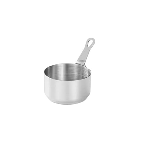 RYUQW3RE Sauciere Edelstahl-Saucenbecher mit Dip-Schale for Steak & Salat(Silver,L) von RYUQW3RE