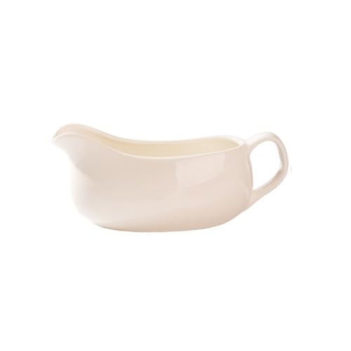 RYUQW3RE Sauciere Keramik-Steak-Sauce-Dipper-Sauce-Teller, Steak-Sauce-Boot(White) von RYUQW3RE