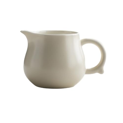 RYUQW3RE Sauciere Keramik-Tasse mit spitzem Mund, Kleiner Milchkännchen, Sauciere, Porzellan, handgefertigtes Geschirr von RYUQW3RE