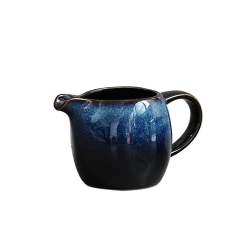 RYUQW3RE Sauciere Kreative Keramik Milchkännchen mit Henkel Tülle Cafe Nachmittagstee - Sauciere Sauciere(Blue) von RYUQW3RE