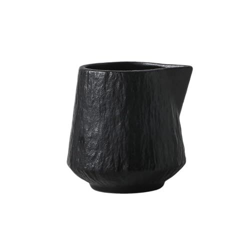 RYUQW3RE Sauciere Schwarze Sauciere Keramik Milchbecher Sauciere(Black) von RYUQW3RE