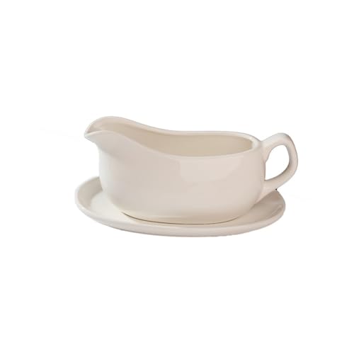 RYUQW3RE Sauciere Steak Juice Hopper Ceramic Pepper Sauce Cup White Tableware Gravy BoatMöbel & Wohnen, Kochen & Genießen, Töpfe & Pfannen! von RYUQW3RE