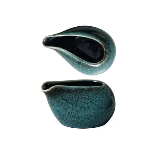 RYUQW3RE Sauciere Vielseitige Sauciere und Saucenheber, Elegantes Glasurdesign for den Einsatz zu Hause und in der Gastronomie – Soßen, Saucen, Milch und Kaffeeextraktion(Green) von RYUQW3RE