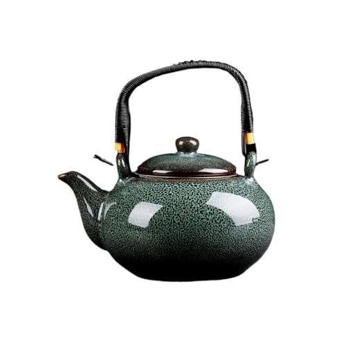 RYUQW3RE Teekessel Chinesische Keramik-Teekanne for Zuhause und Büro – traditioneller Stil(Green) von RYUQW3RE