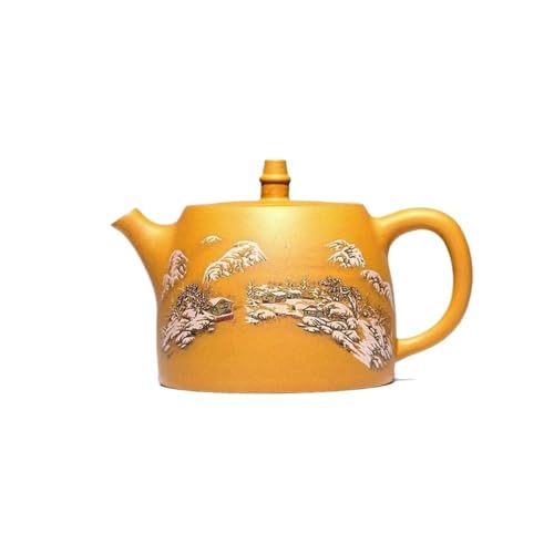 RYUQW3RE Teekessel Handgefertigte Teekanne aus Yixing-Ton for Gongfu-Tee – authentisches chinesisches Teeservice aus violettem Ton RYUQW3RE Teekessel Handgefertigte Teekanne aus Yixing-Ton for Gongfu-Tee – authentisches chinesisches Teeservice aus violettem Ton von RYUQW3RE