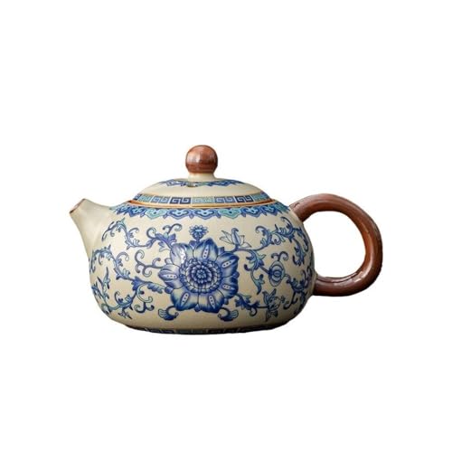 RYUQW3RE Teekessel Handgemachte blau-weiße chinesische Keramik-Teekanne for Kung-Fu-Tee RYUQW3RE Teekessel Handgemachte blau-weiße chinesische Keramik-Teekanne for Kung-Fu-Tee von RYUQW3RE