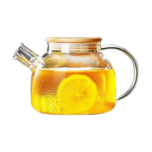 RYUQW3RE Teekessel Hitzebeständige Teekanne aus Glas – Transparenter Kaltwasserkessel for Eistee und Aufbrühen RYUQW3RE Teekessel Hitzebeständige Teekanne aus Glas – Transparenter Kaltwasserkessel for Eistee und Aufbrühen von RYUQW3RE