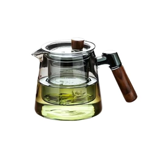 RYUQW3RE Teekessel Teekanne aus Glas – Hochtemperaturbeständiger Wasserkocher fürs Büro(Gray) von RYUQW3RE