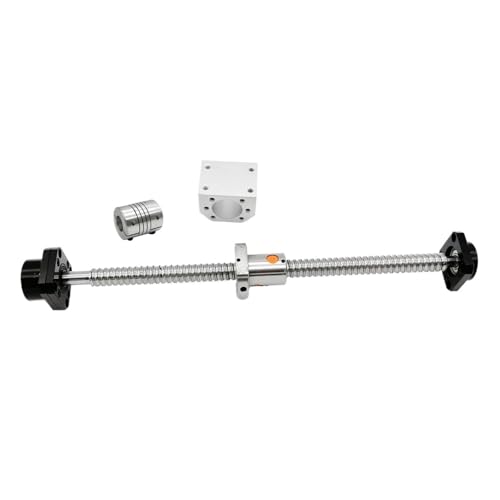 1605 Kugelumlaufspindel RM1605 865mm-1100mm SFU1605 Muttergehäuse + FK12 FF12 + Kupplung(1065mm) von RYVEWZOOE