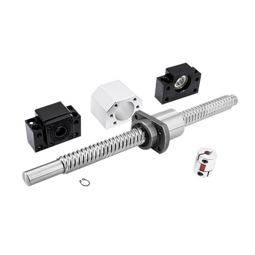 20 mm SFE2020 1600 mm – 2200 mm großes Kugelumlaufspindel-Kit + DSG2020-Mutterngehäuse + BKBF15-Endstütze + Kugelumlaufspindelkupplung(2000mm) von RYVEWZOOE