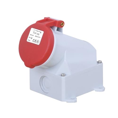 Aufputzsteckdose 16A 32A 63A Aviation IP44(16A 4P IP44) von RYVEWZOOE