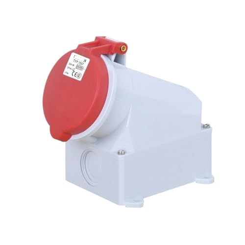 Aufputzsteckdose 16A 32A 63A Aviation IP44(32A 5P IP44) von RYVEWZOOE