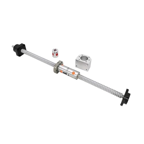 DFU2005 Kugelumlaufspindel 300mm-1200mm 1500mm Doppelkugelmutter Lagerblock FK15 FF15 + Koppler(1375mm) von RYVEWZOOE