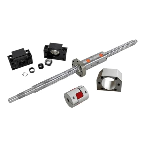 DFU2510 doppel ball schraube RM2510 300-1500mm BK20 BF20 unterstützung klaue kupplung(400mm) von RYVEWZOOE
