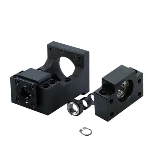 HM10 12 stahl integrierte 57 60 motor halterung + BF10 BF12 ball schraube halterung nema23(HM12 Normal Bearing) von RYVEWZOOE