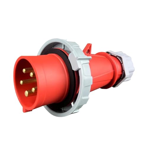 Industrieller Luftfahrtstecker 1-adrig 2-adrig 3-adrig 4-adrig 5-adrig 16A 32A 63A(16A 4P IP67) von RYVEWZOOE