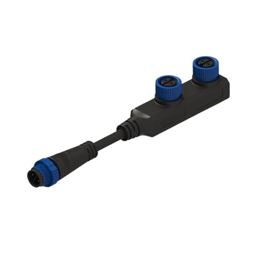 LED-Straßenlaterne männliche und weibliche Dockingstation CSA1-2 Ausgang M15 Klemmenblock einer von zwei wasserdichten Steckern wasserdichten Stecker(DH-2SW) von RYVEWZOOE