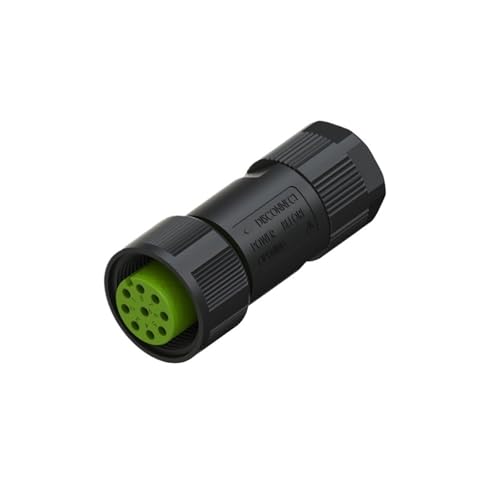 M16 gerader Durchgang [9-adriges weibliches Ende] Sensorstecker for den Außenbereich IP68 wasserdichter Stecker wasserdichter Klemmenblock von RYVEWZOOE