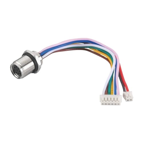 M8-Stecker 8-polig A-Code Frontverriegelung Heck verbunden mit JST0.Aviation M8-Stecker 8-polig A-Code Frontverriegelung Heck verbunden mit JST0.Aviation von RYVEWZOOE