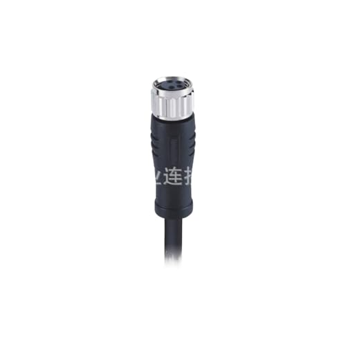 M8 wasserdichter Stecker 4-polig A-Code Buchse gerader Kopf Formteil (vorgegossen) mit Kabel Luftfahrt 2M von RYVEWZOOE