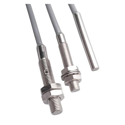 RYVEWZOOE 1PCS Mini Induktiver Sensor Schalter Edelstahl IP65 Wasserdicht Näherungsschalter mit 2 Meter Kabel M4 M5 M6 DREI draht NPN NO(M4) von RYVEWZOOE