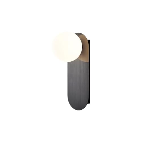 RYVEWZOOE Kupferschwarze Kupferglas-Wandlampe von RYVEWZOOE