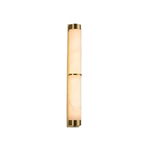 RYVEWZOOE LED-Wandleuchte aus warmem Kupfermarmor, lang, zylindrisch, wasserdicht for den Außenbereich(60CM) von RYVEWZOOE