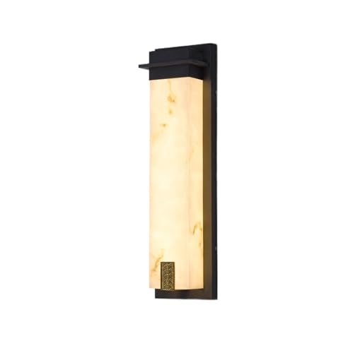 RYVEWZOOE LED-Warmlicht Wandleuchte Edelstahl Marmoroptik(115cm) von RYVEWZOOE