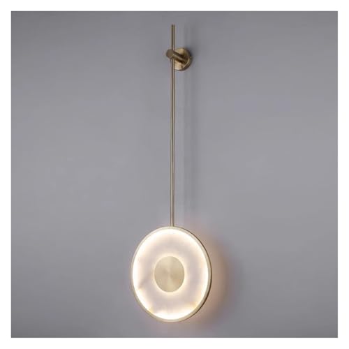 RYVEWZOOE Lange Wandleuchte aus Kupfer + Schneeflockenmarmor LED-warmes Licht RYVEWZOOE Lange Wandleuchte aus Kupfer + Schneeflockenmarmor LED-warmes Licht von RYVEWZOOE