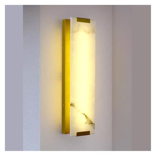 RYVEWZOOE Outdoor-Gartenleuchten Außenwand LED-dreifarbige Kunstmarmor-Wandleuchte(Height 60cm) von RYVEWZOOE