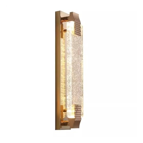 RYVEWZOOE Wandlampe schlichte goldene Kristalllampe(500 Length) von RYVEWZOOE