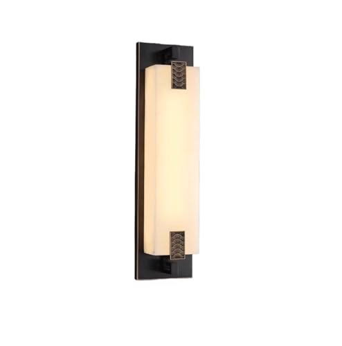 RYVEWZOOE Warmes Licht - 3000K Wandleuchte Vollkupfer Echtmarmor Langes Streifenlicht(100cm) von RYVEWZOOE