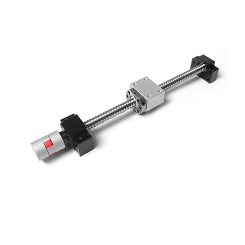 SFU1204 C7 Kugelumlaufspindel Durchmesser 12 mm mit einzelner Kugelmutter BKBF10 Stützsitz + 12H Mutternsitz + XB20 * 25 Kupplung(861mm) von RYVEWZOOE